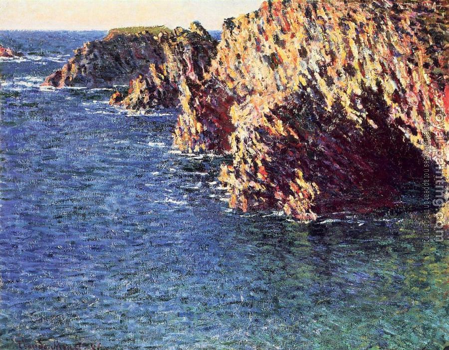 Claude Oscar Monet : The Grotta of Port-Domois